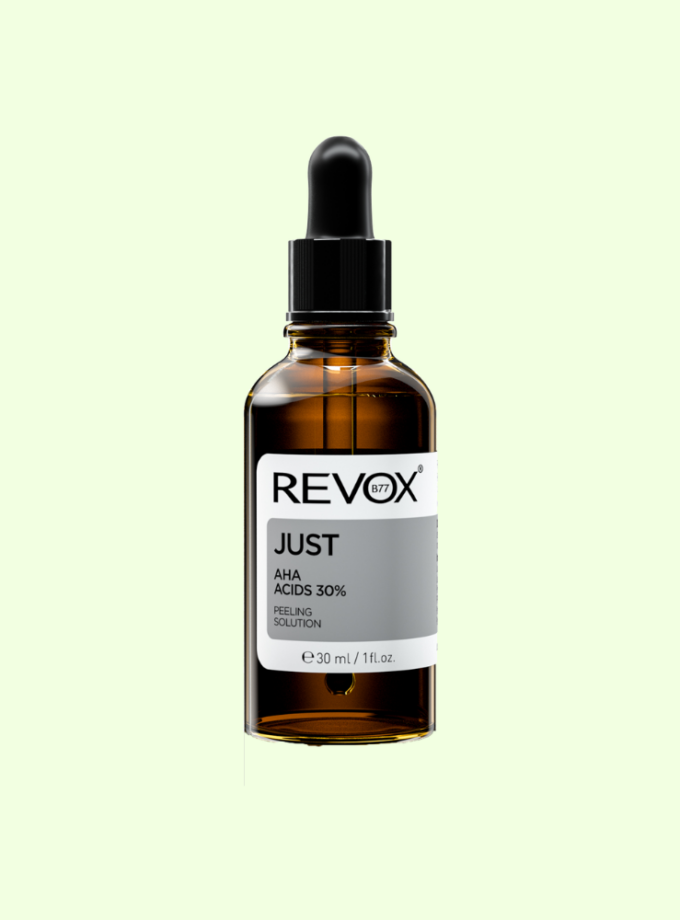 5060565101333 revox b77 just aha acids 30 wb internet 680x920 - 30% REVOX B77 JUST AHA ACIDS 30%, 30 ml