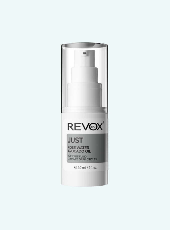 5060565103429 revox b77 just eye care fluid wb internet 680x920 - REVOX B77 JUST ROSE WATER AVOCADO OIL EYE CARE FLUID, 30 ml