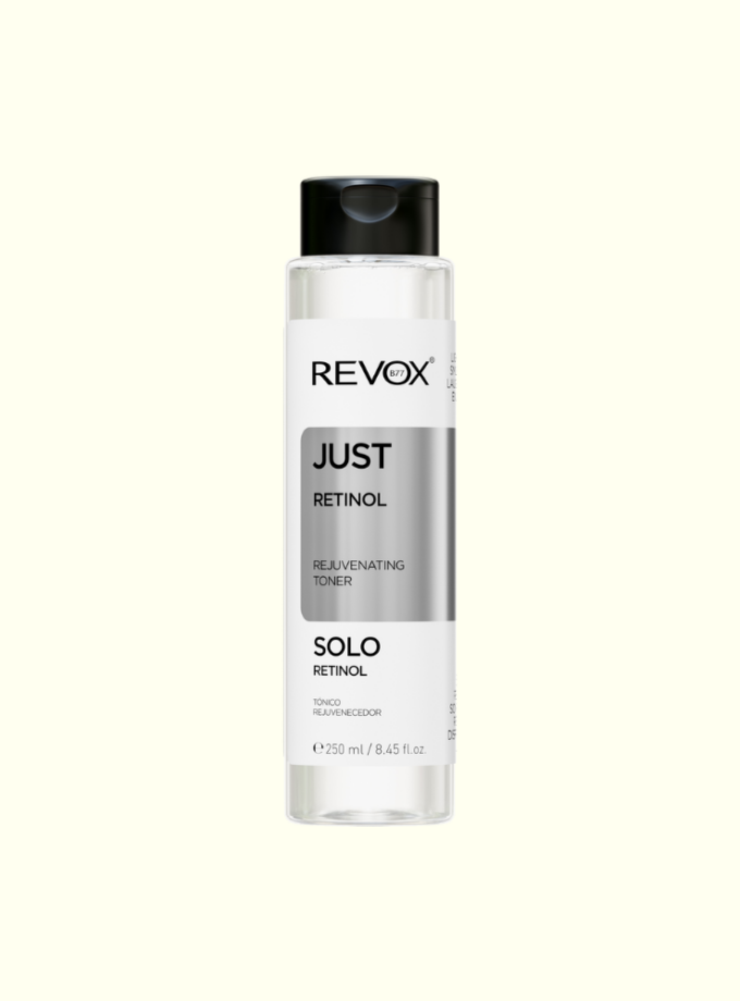 5060565105928 revox b77 just retinol tonic wb internet 680x920 - EVOX B77 JUST RETINOL TONER, 250 ml